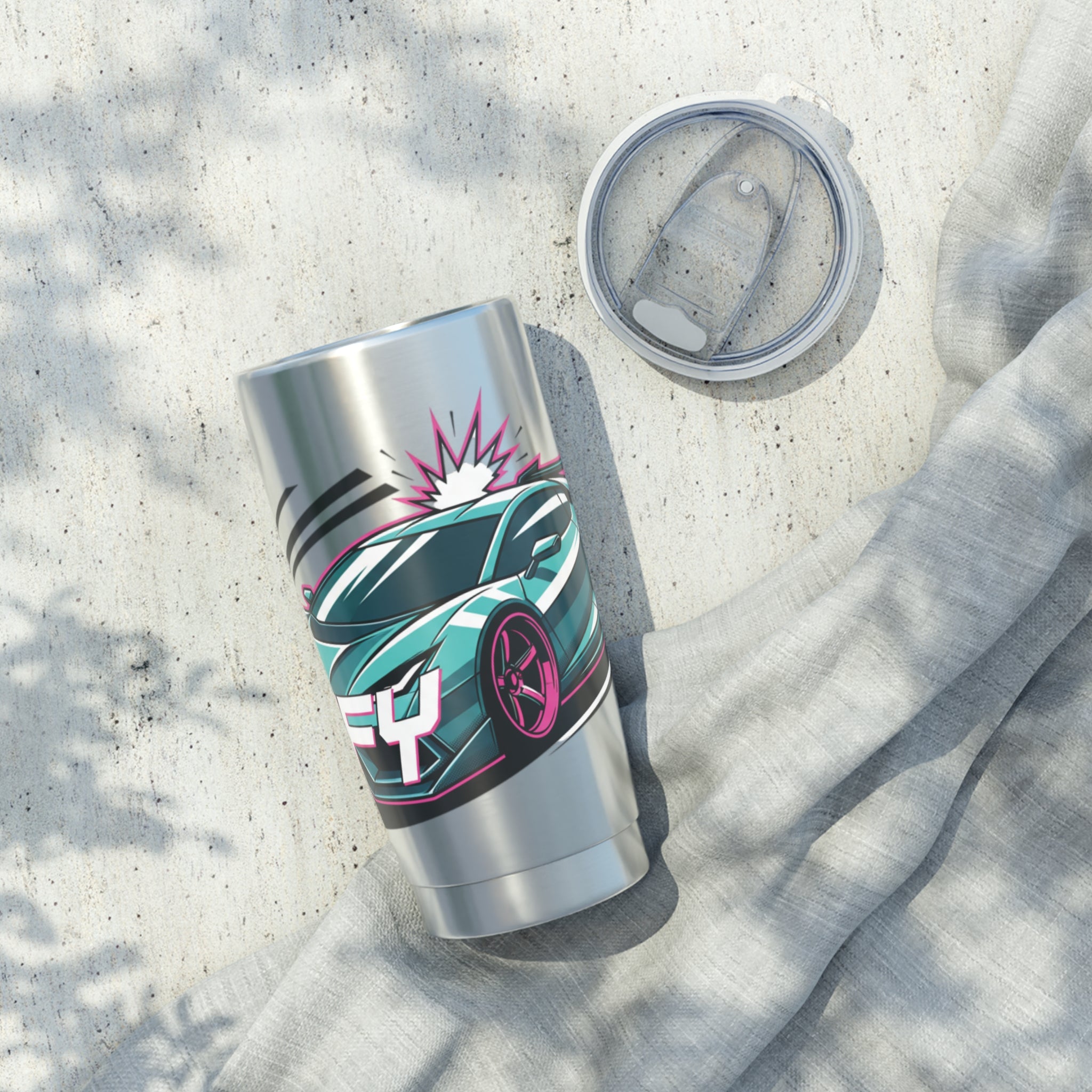 MGFY supercar 20oz Tumbler — Sportscar Travel Mug