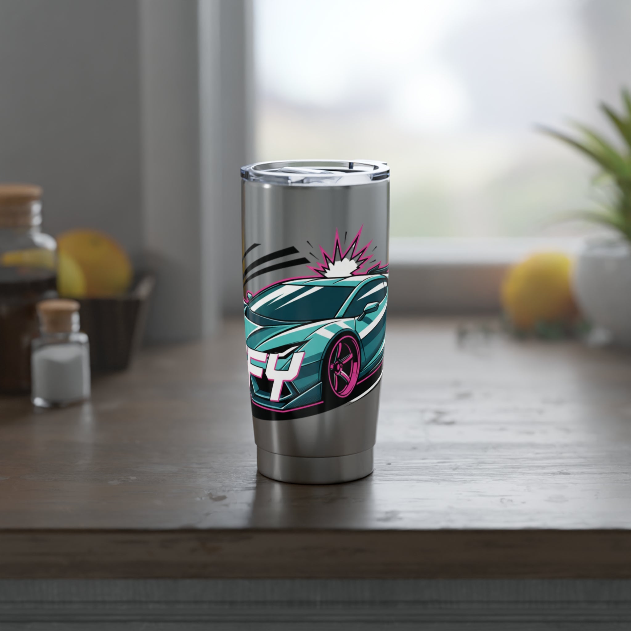 MGFY supercar 20oz Tumbler — Sportscar Travel Mug