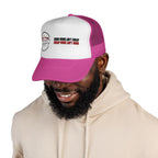MGFY Logo Trucker Cap — Vintage 'Old Saying' Patch