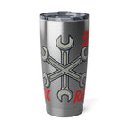 Eat Sleep Work Repeat 20oz Tumbler — Stainless Travel Cup for Commuters & Office Workers