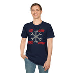Mechanic Wrench 'Eat Sleep Work Repeat' T-Shirt