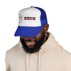 MGFY Logo Trucker Cap — Vintage 'Old Saying' Patch