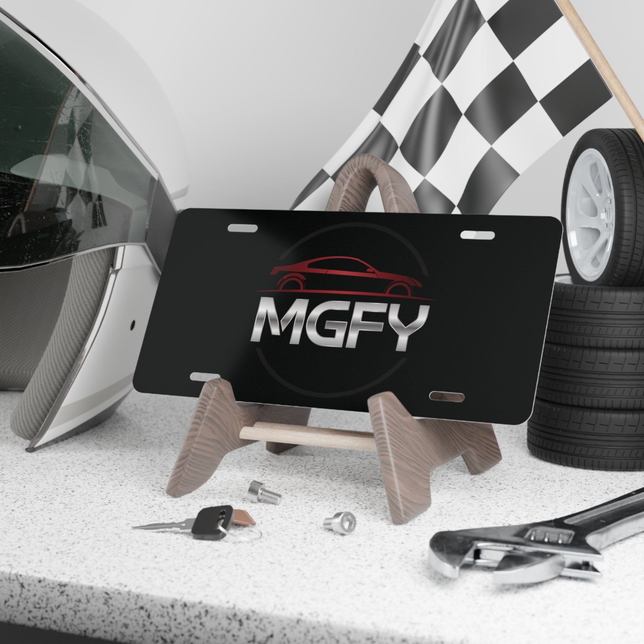 MGFY Logo Vanity Plate