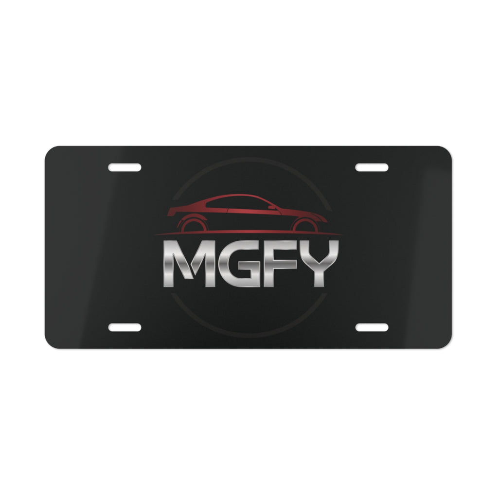 MGFY Logo Vanity Plate
