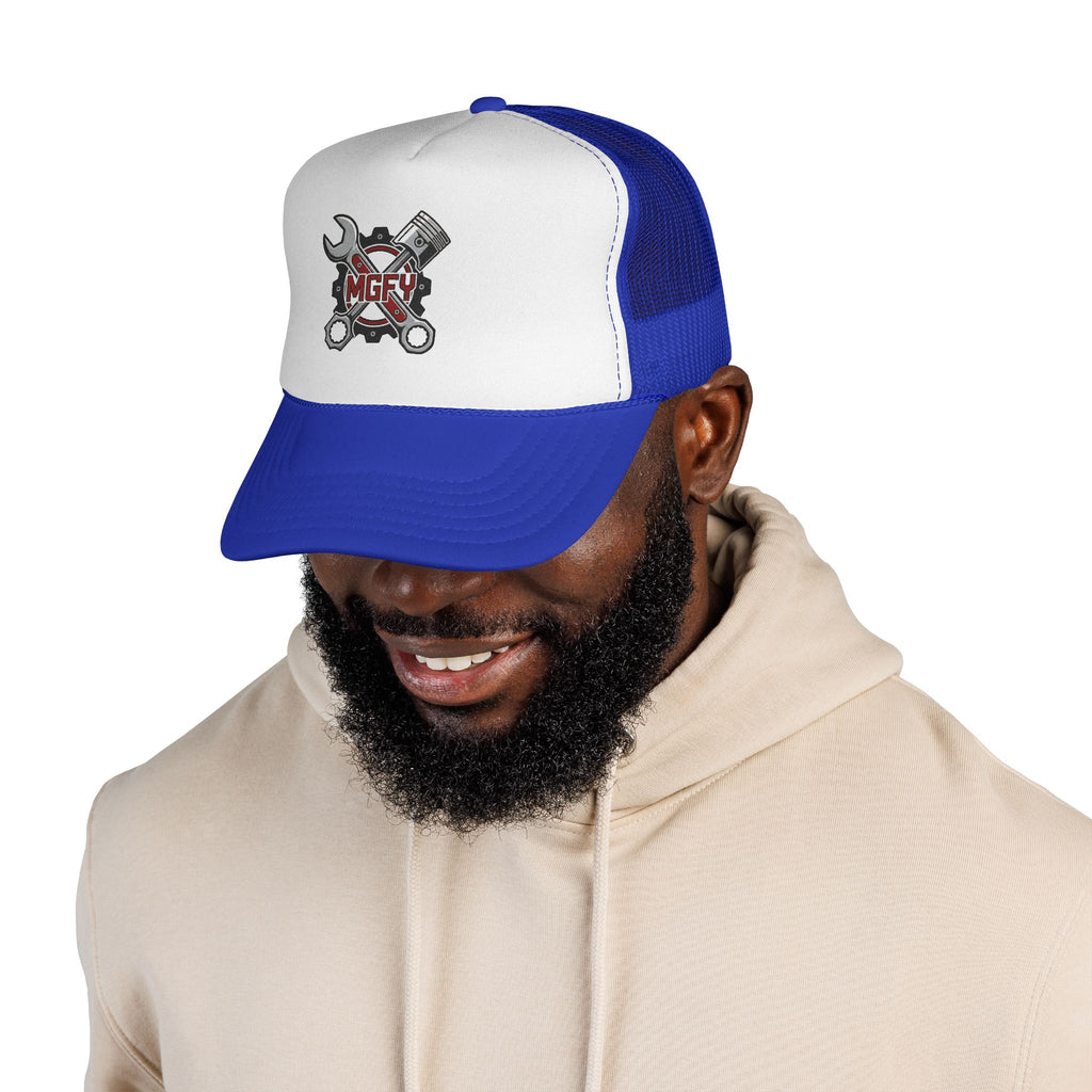 'My Garage For You' Logo Trucker Cap — Mechanic Hat