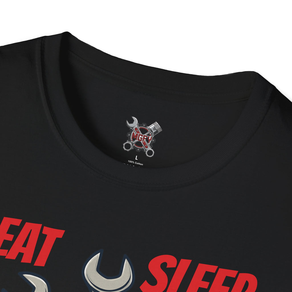 Mechanic Wrench 'Eat Sleep Work Repeat' T-Shirt