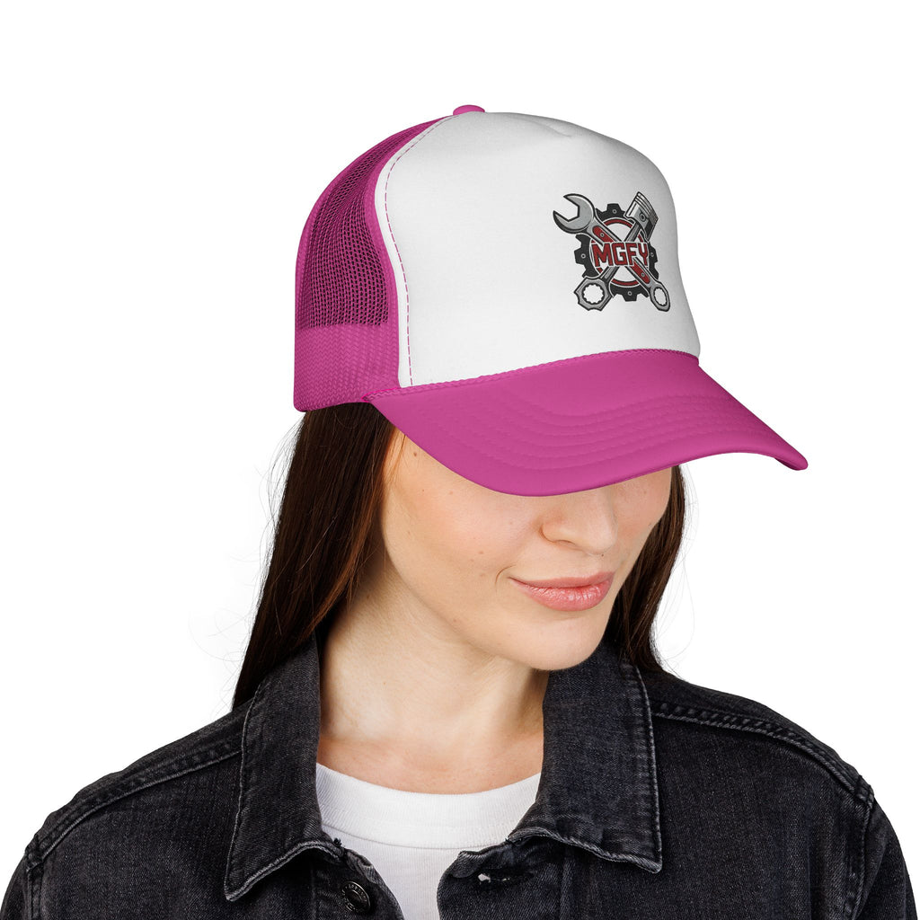 'My Garage For You' Logo Trucker Cap — Mechanic Hat