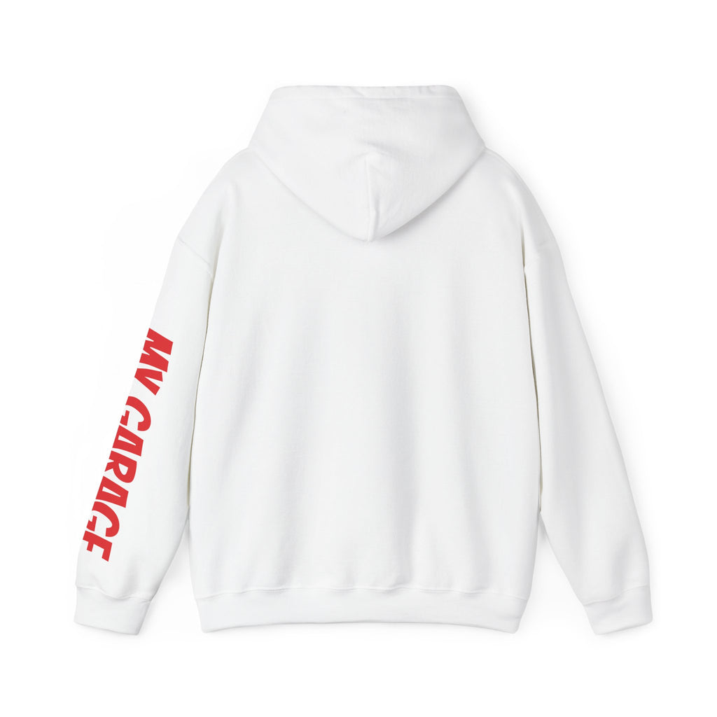 Eat Sleep Work Repeat wrench design Hoodie | My Garage sleeve print