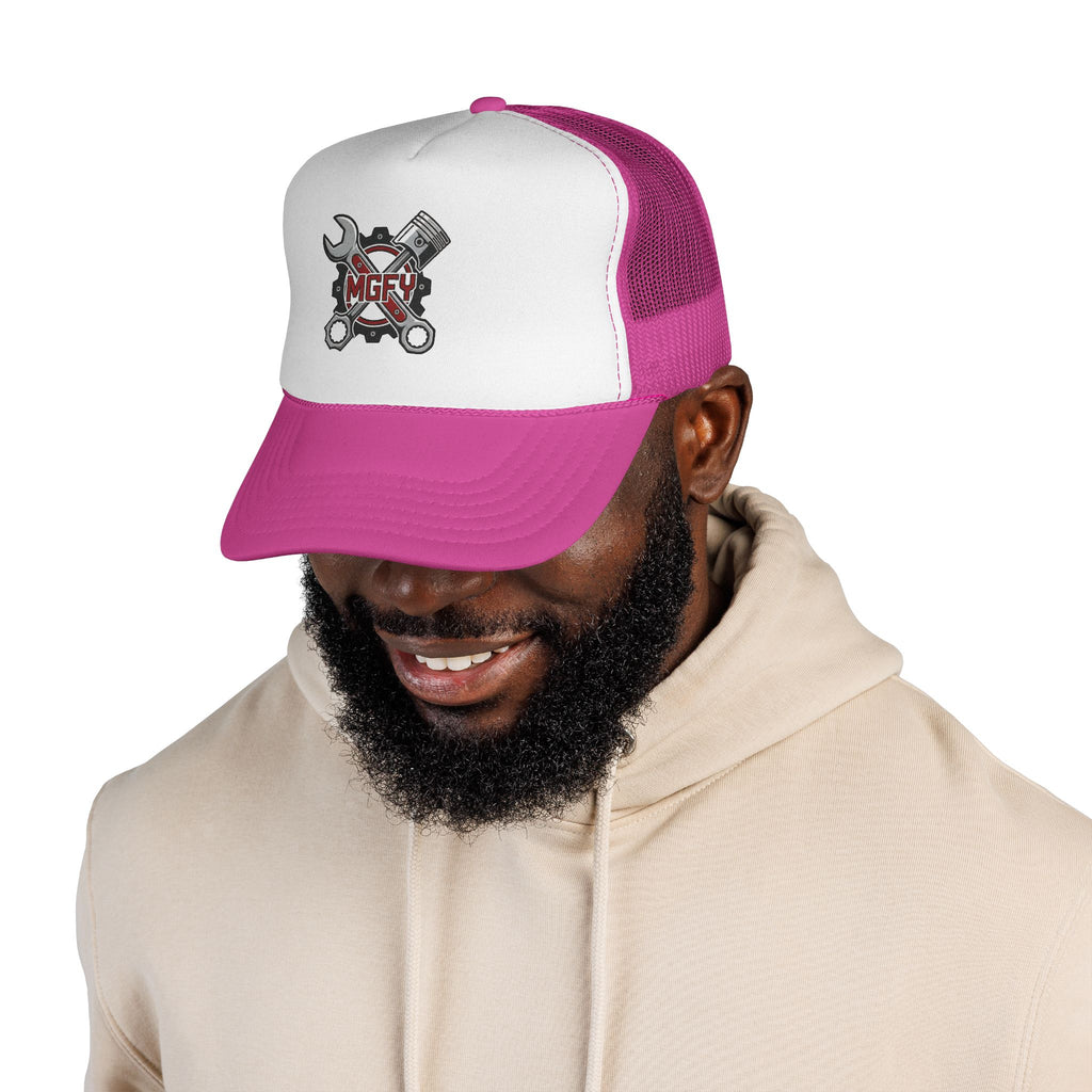 'My Garage For You' Logo Trucker Cap — Mechanic Hat