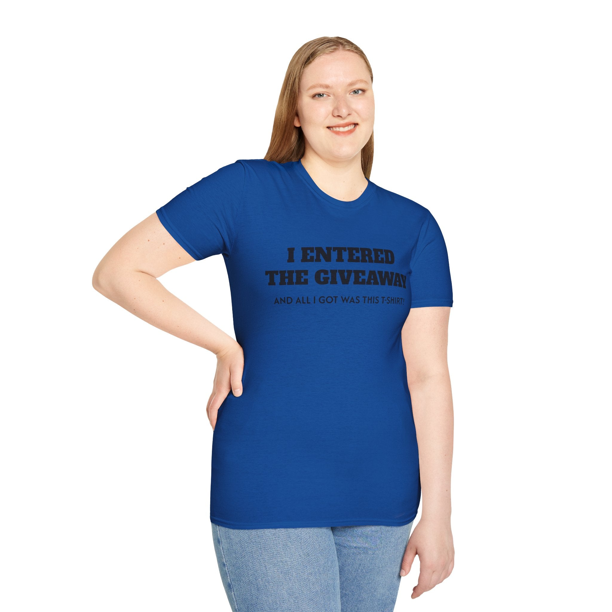 I Entered the Giveaway T-Shirt | Funny Giveaway Shirt, Novelty Tee